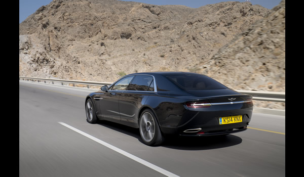 Aston Martin Lagonda Taraf Luxury saloon 2015 rear